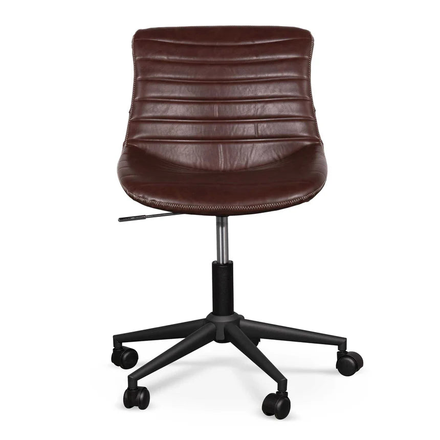 Spacious Surface Office Chair - Hickory Brown