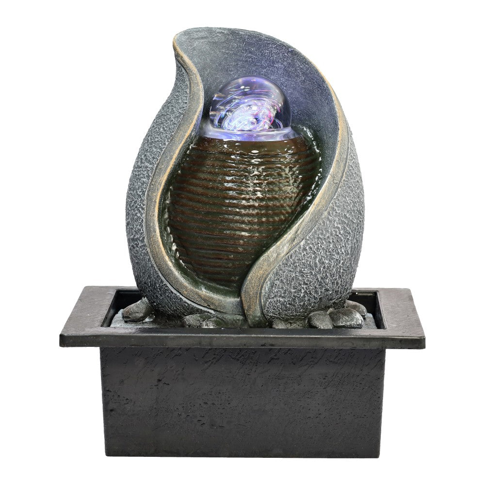 Sprout Overflow Polyresin Fountain Tabletop Decor