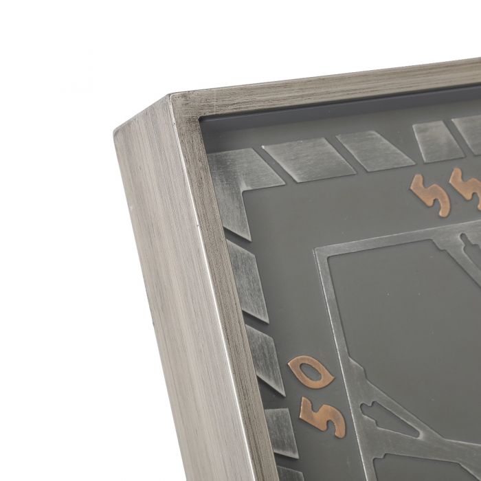 Square Gareth Exposed Gear Movement Wall Clock - 80cms