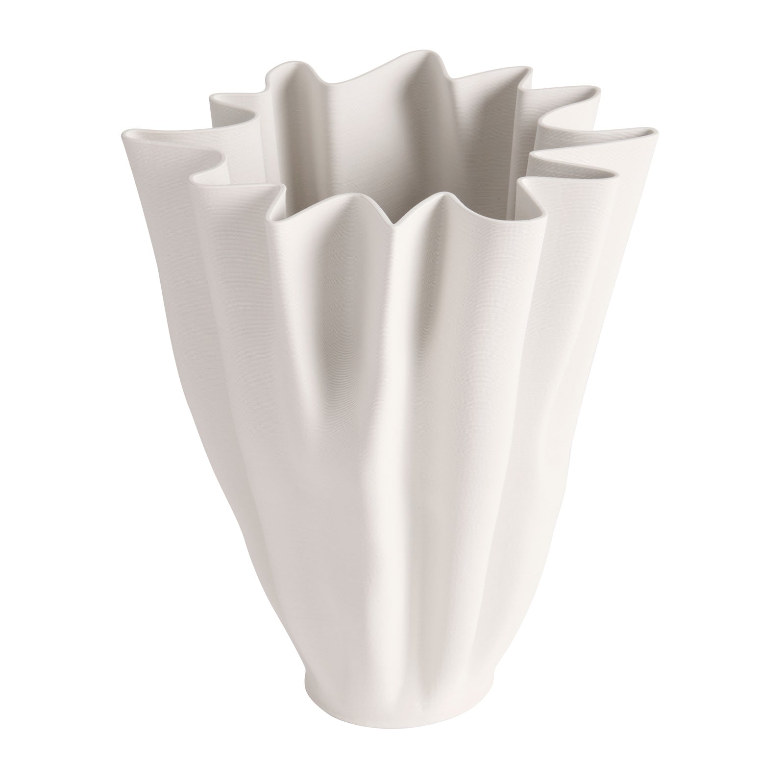 Stacey Matte White Statement Vase - 38cms