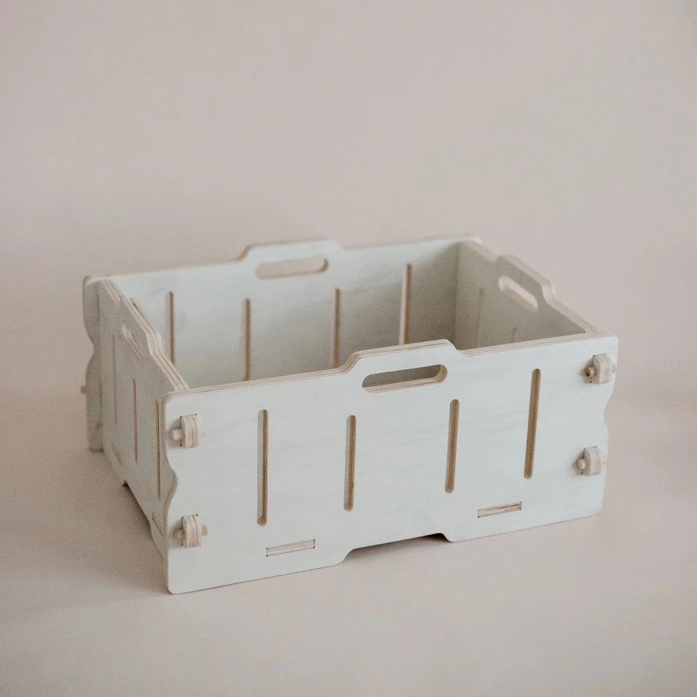 Stackable Wooden Crate Storage Box
