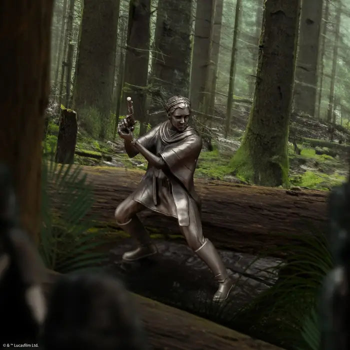 Star Wars Leia Organa Endor Pewter Figurine