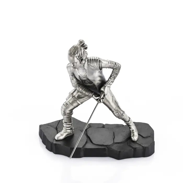 Star Wars Limited Edition Rey Pewter Figurine - Silver
