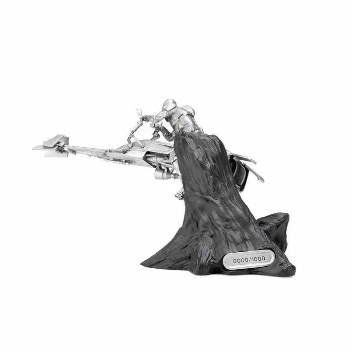 Star Wars Speeder Bike Chase Two Pieces Pewter Diorama