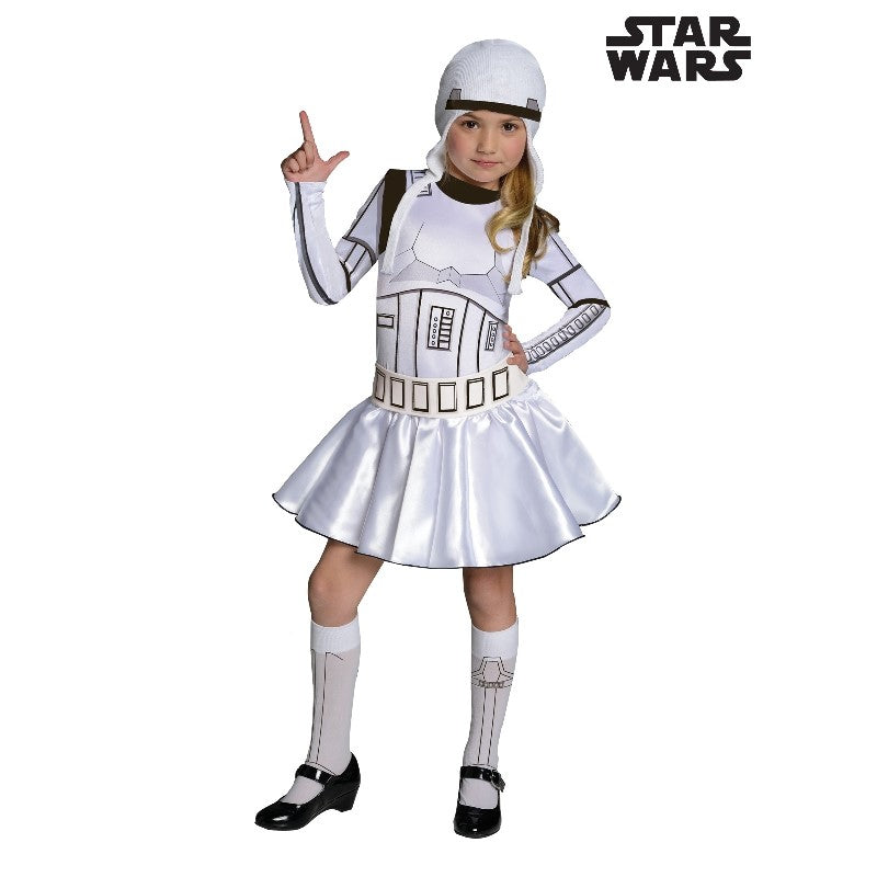 Star Wars Stormtrooper Tutu Girl's Costume (Available in 2 Sizes)