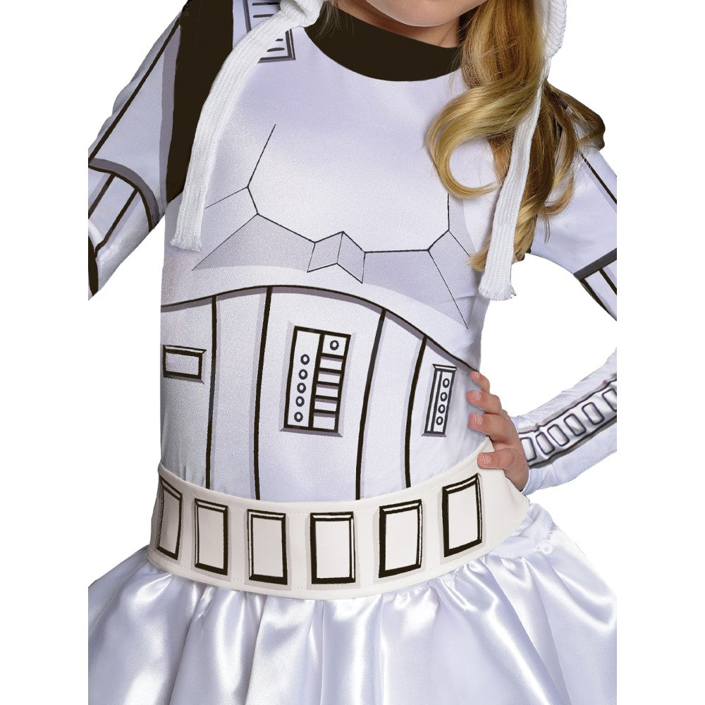 Star Wars Stormtrooper Tutu Girl's Costume (Available in 2 Sizes)