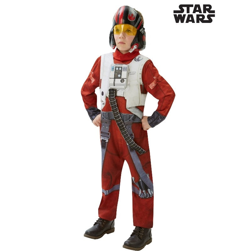 Star Wars X-Wing Fighter Pilot Deluxe Boy's Costume (Available in 2 Sizes)