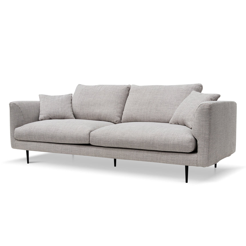 Statement Piece 4-Seater Fabric Sofa - Passive Grey