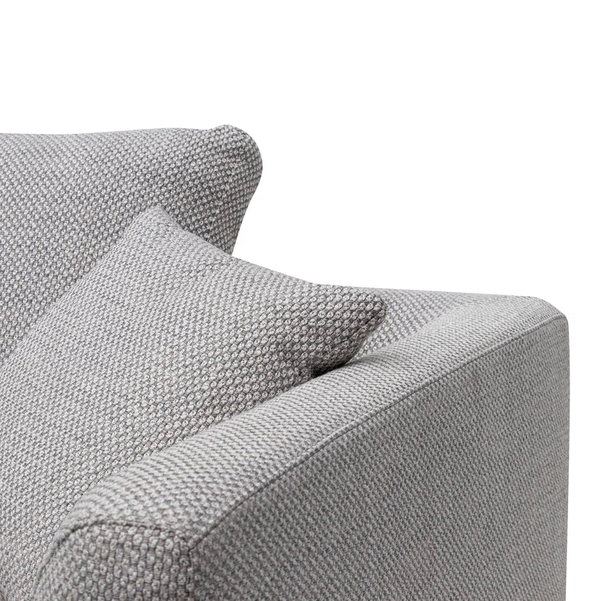Statement Piece 4-Seater Fabric Sofa - Passive Grey