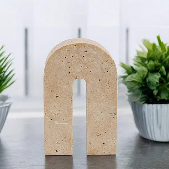 Stone-Look Decorative Arch Sculpture