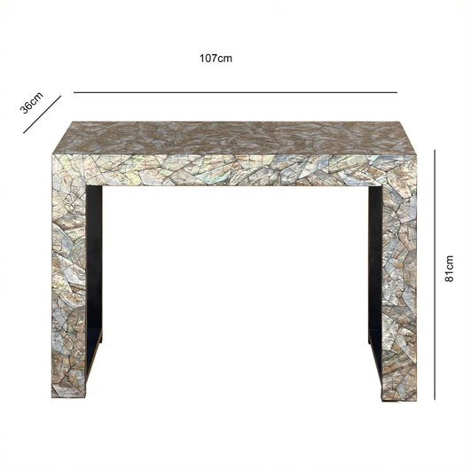 Stone Hedge Luxurious Pearl Console Table