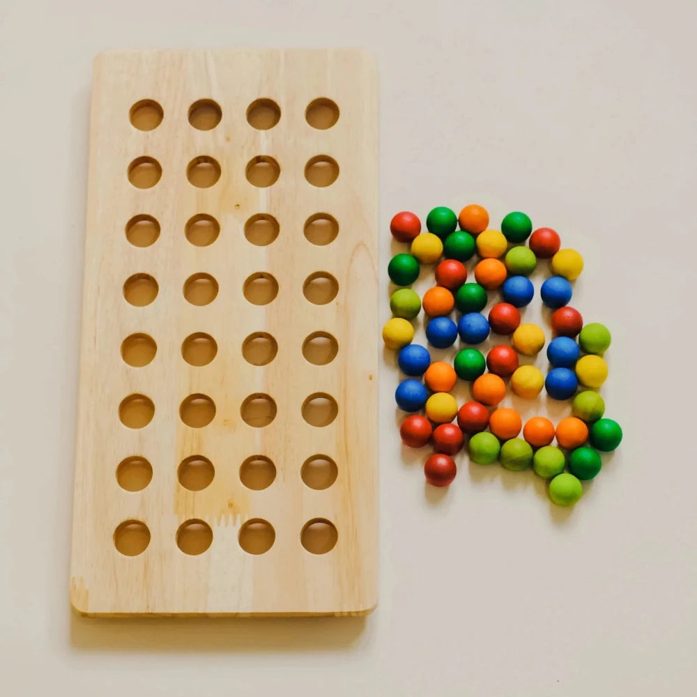 Strategic Fun Multicolor Wooden Ball Tray Insert