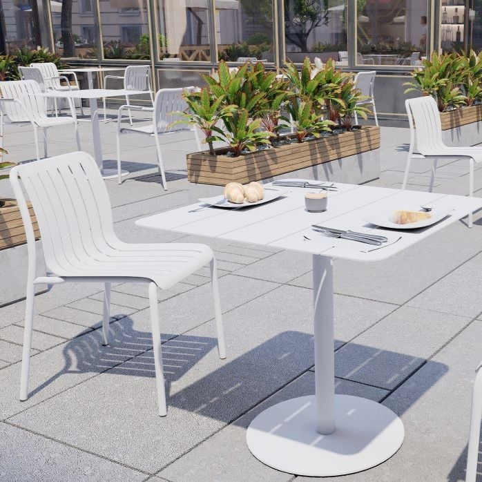 Striped Designer Outdoor Chair With Cushion (Available in 2 colors)