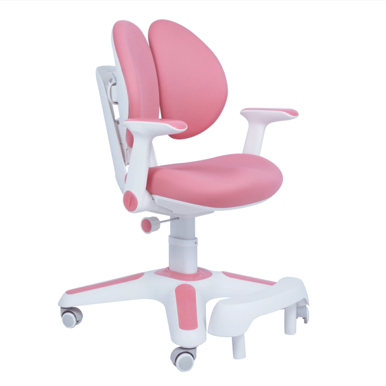 Study Chairs With Footstool And Foldable Armrest - Available 2 Colors