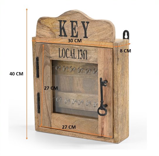 Sturdy and Stylish Wooden Key Holder