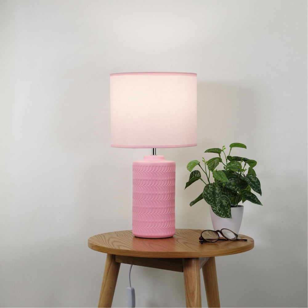 Stylish Black Ceramic Table Lamp (Available in 6 Colors)