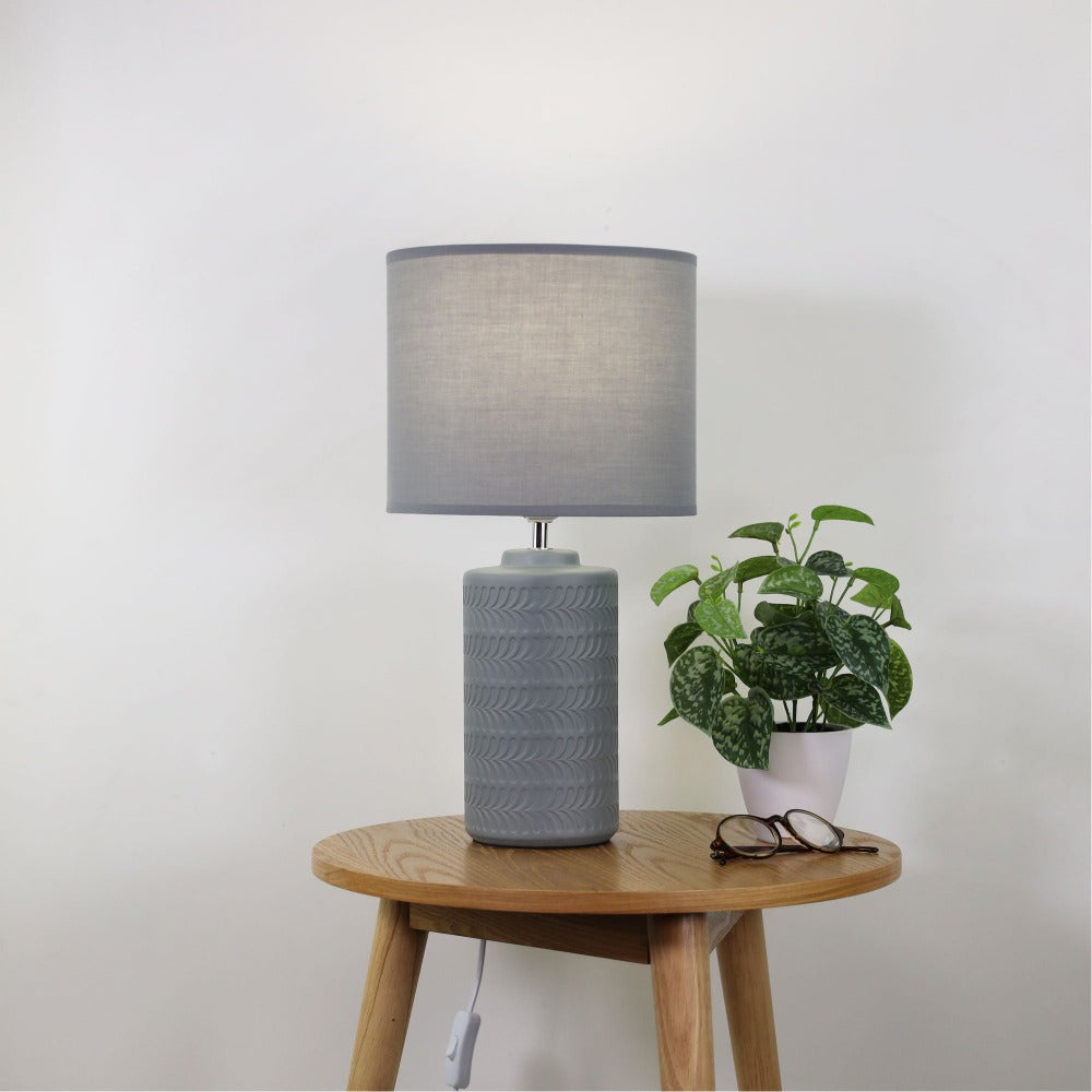 Stylish Black Ceramic Table Lamp (Available in 6 Colors)