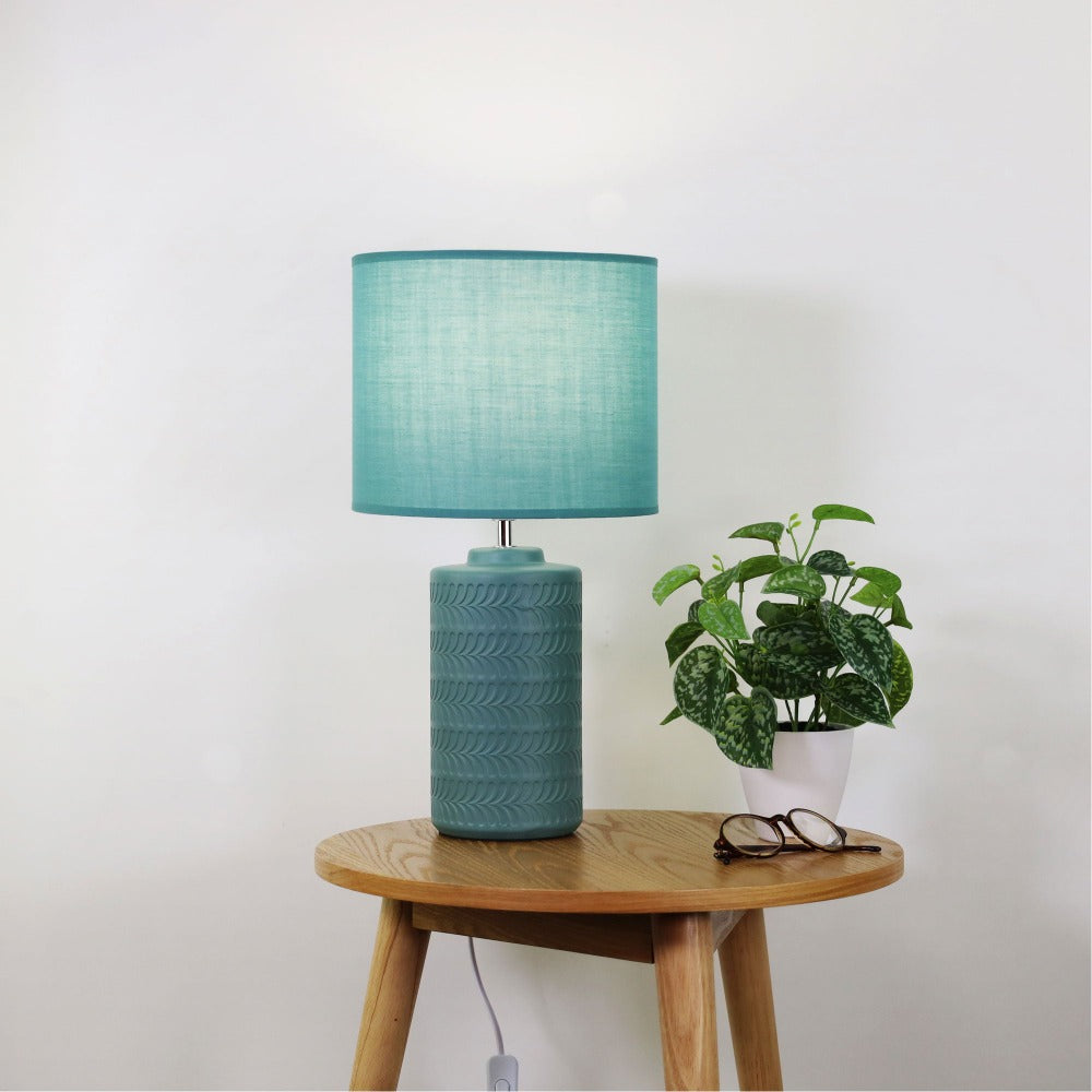 Stylish Black Ceramic Table Lamp (Available in 6 Colors)