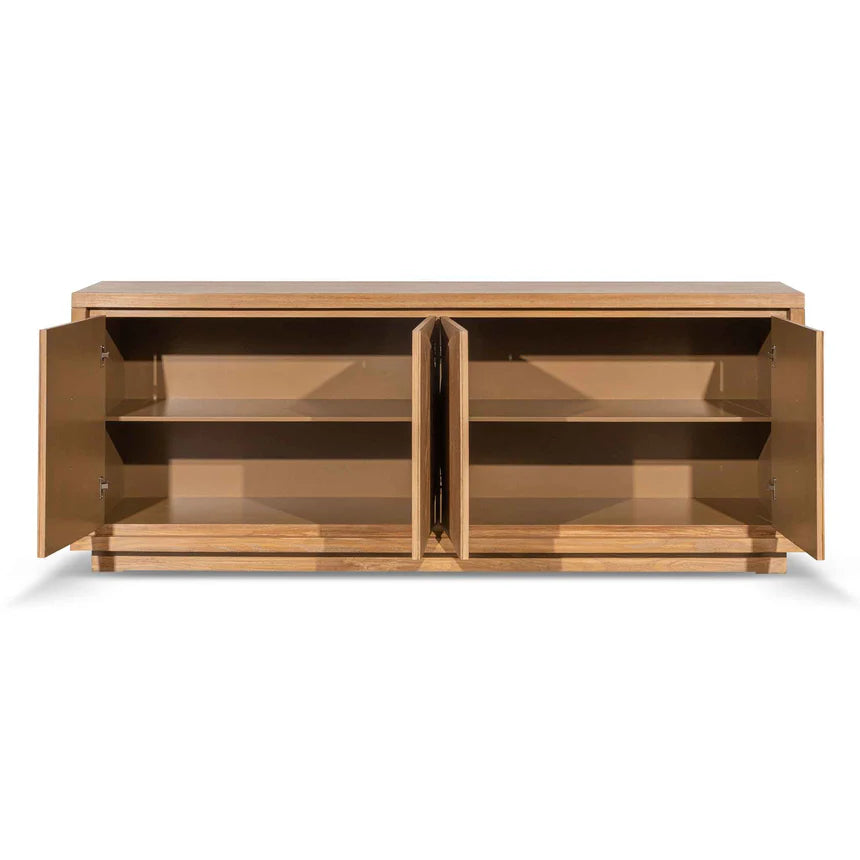 Stylish Entertainment Buffet Unit 200cms - Dusty Oak