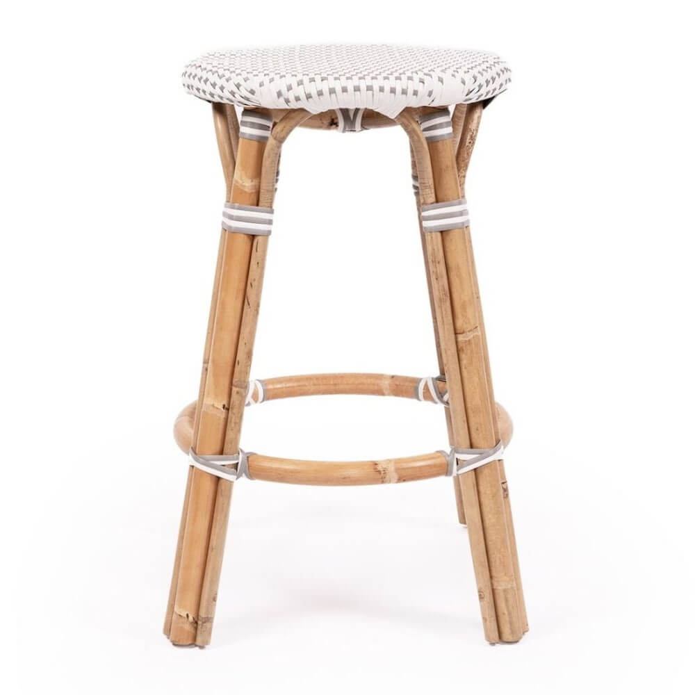 Stylish Kitchen Counter Bar Stool 66cm - Cream
