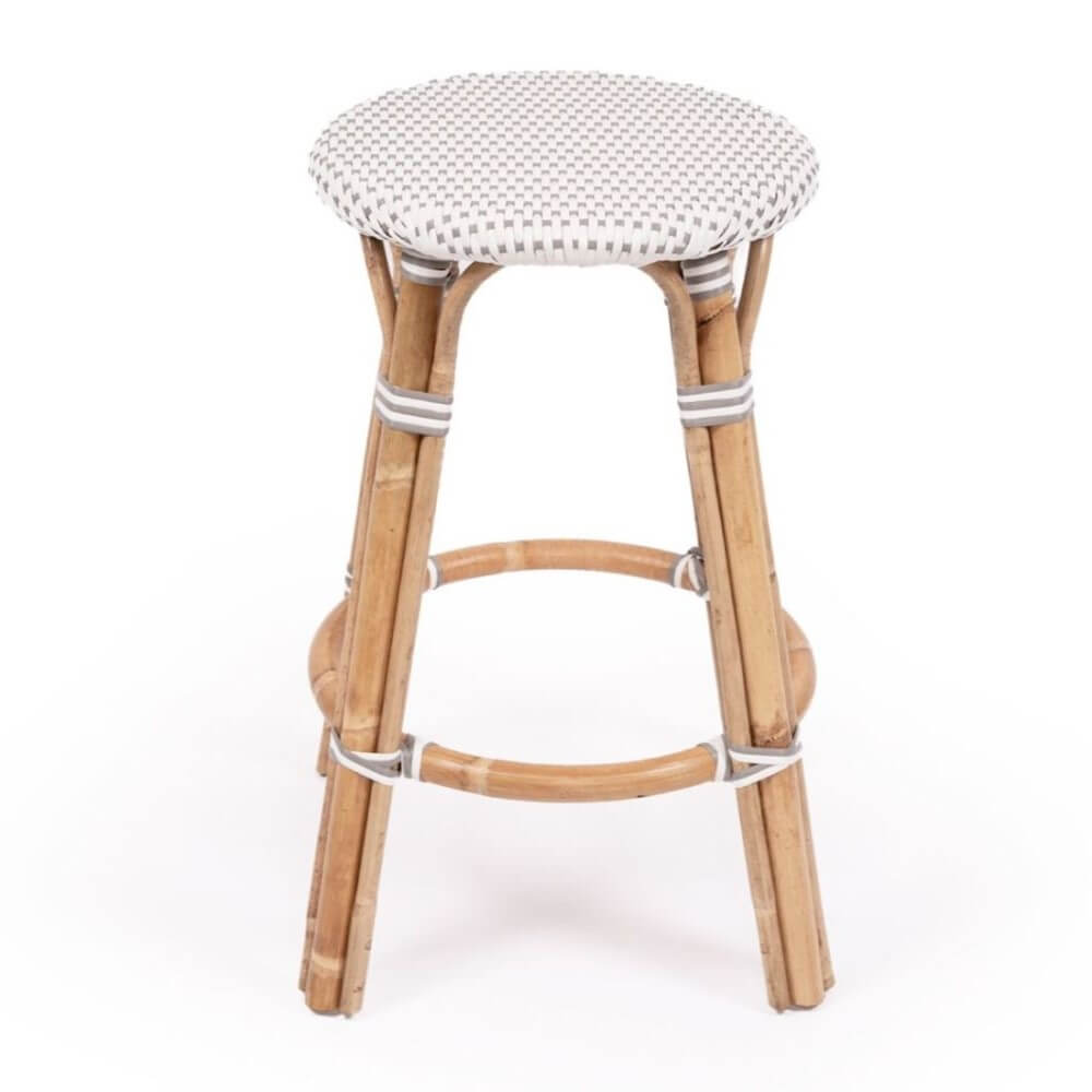 Stylish Kitchen Counter Bar Stool 66cm - Cream