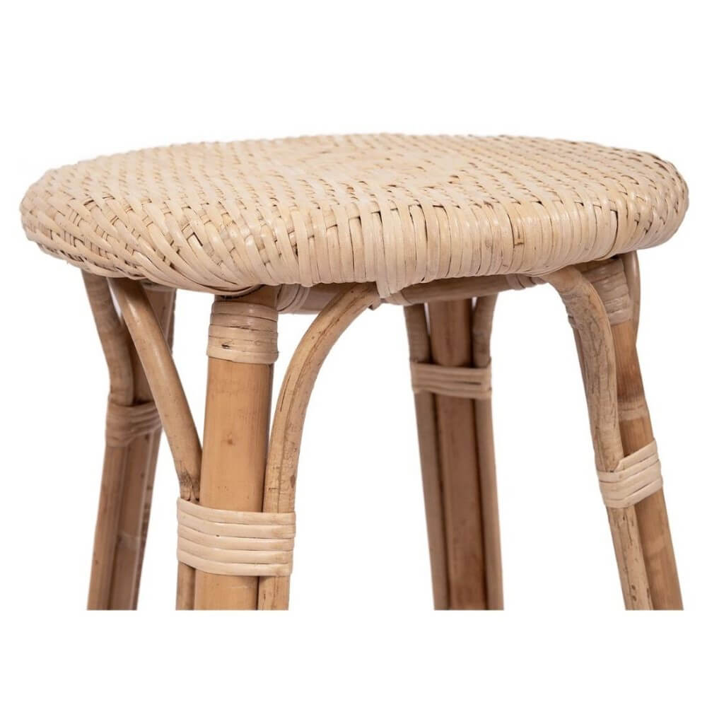 Stylish Kitchen Counter Bar Stool 66cm - Natural