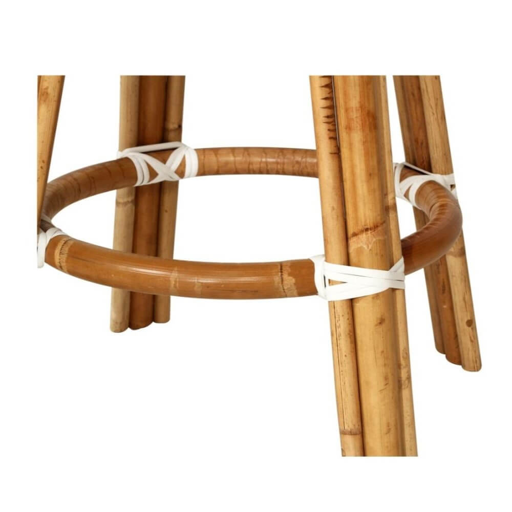 Stylish Kitchen Counter Bar Stool 66cm - White