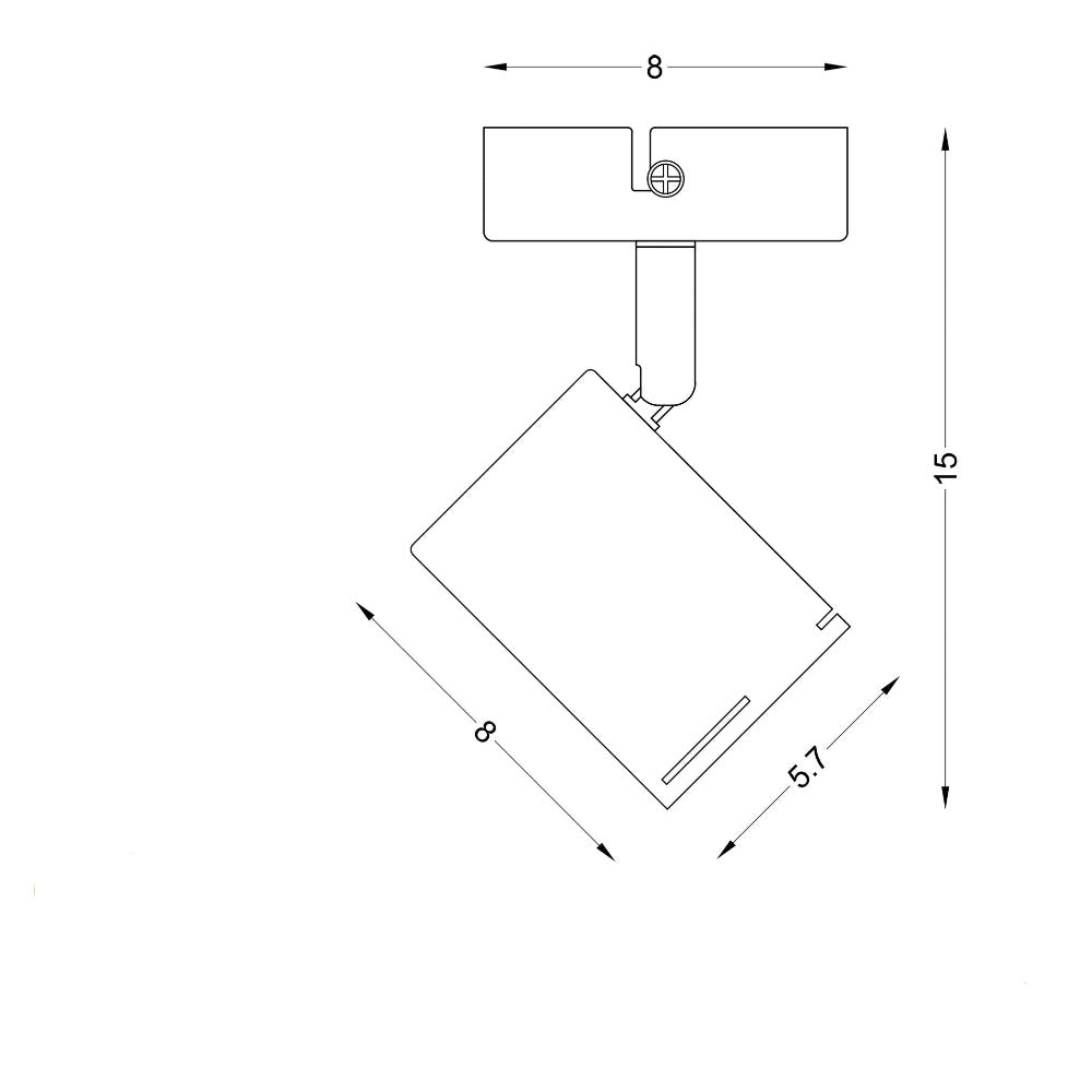 Stylish LED Ready Adjustable Spotlight (Available in 2 Colors)