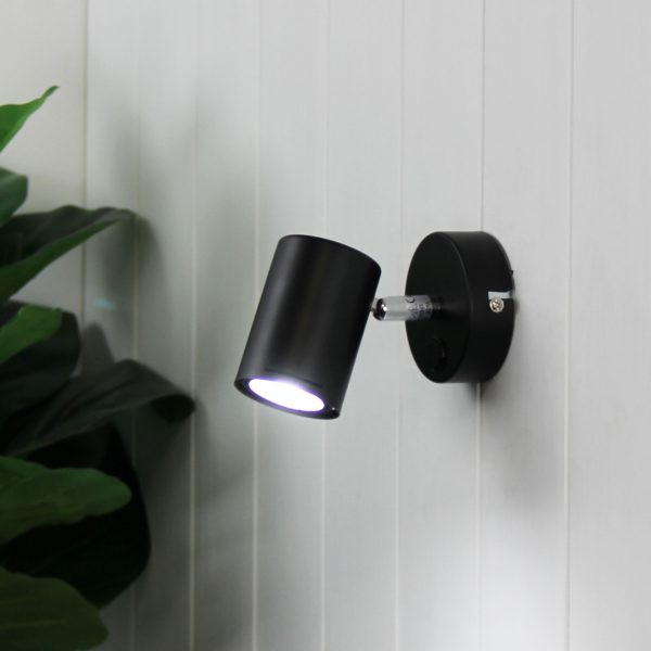 Stylish LED Ready Adjustable Spotlight with Switch (Available in 2 Colors)
