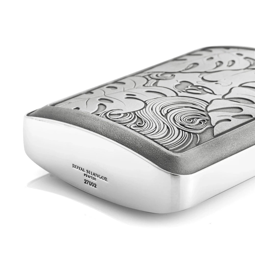 Stylish Limited Edition Douglas Monstera Pewter Hip Flask 150 ML