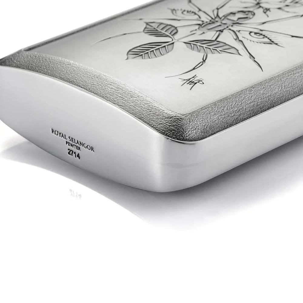 Stylish Limited Edition Noir Spider Pewter Hip Flask 150 ML