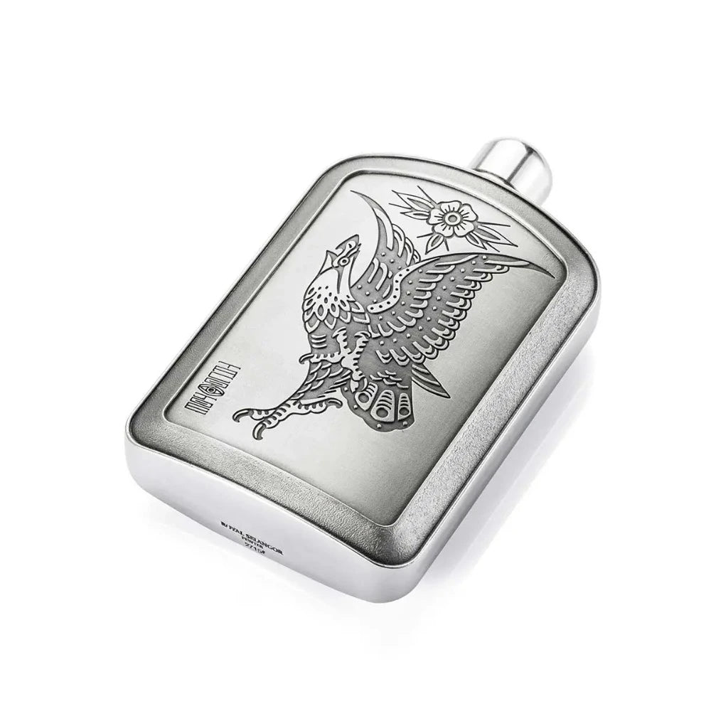 Stylish Limited Edition Taco Joe Eagle Pewter Hip Flask 150 ML