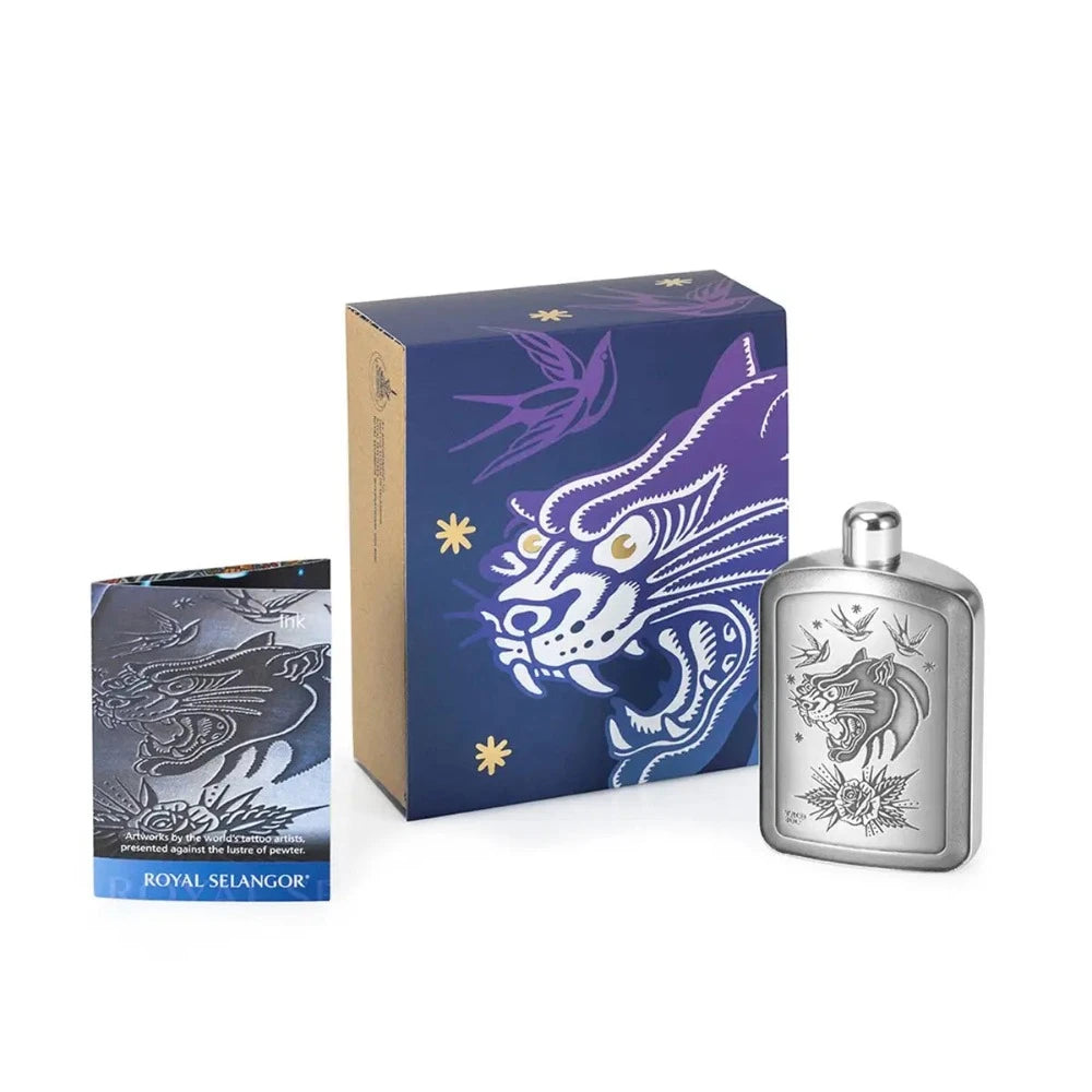 Stylish Limited Edition Taco Joe Panther Pewter Hip Flask 150 ML