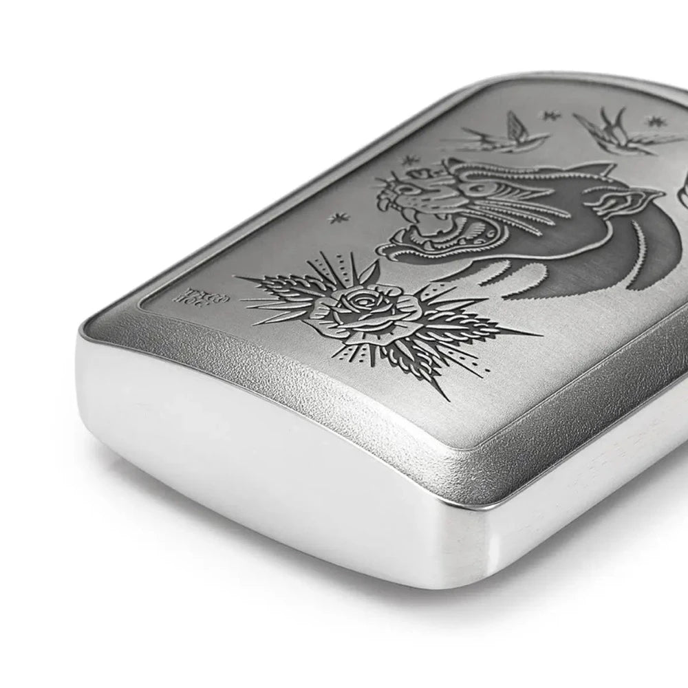 Stylish Limited Edition Taco Joe Panther Pewter Hip Flask 150 ML