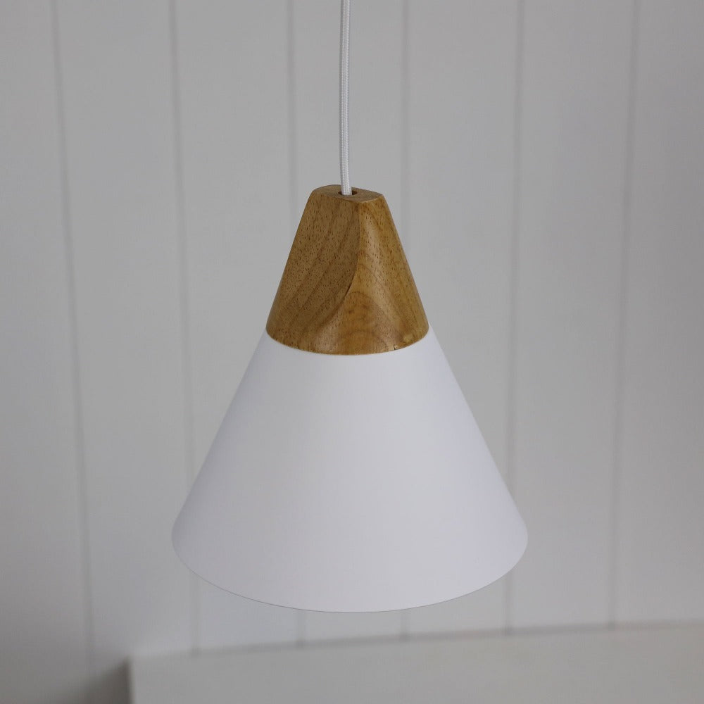 Stylish Metal Conical Pendant Light (Available in 2 Colors)