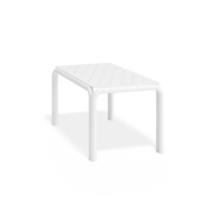 Stylish Outdoor White 2-Seater Cushion Sofa - Sandy Grey