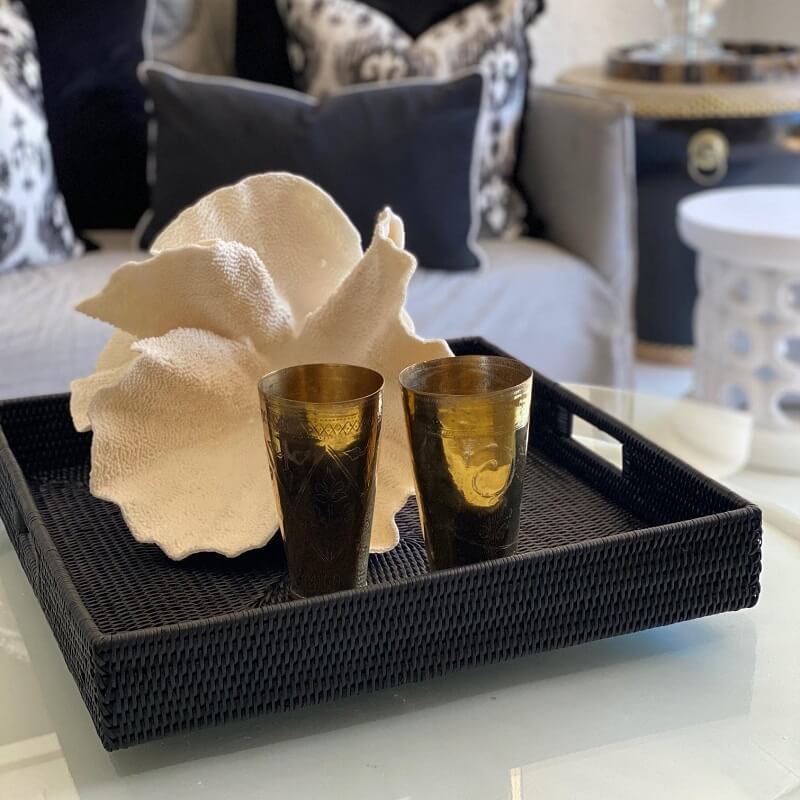 Stylish Rattan Tray Square (Available in 2 Sizes)