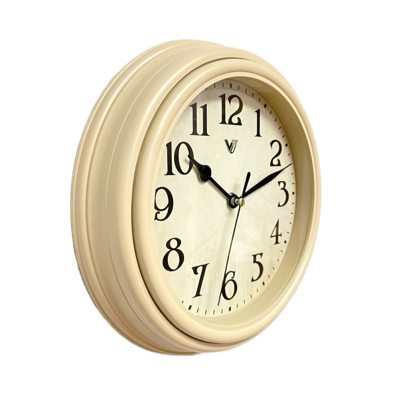 Stylish Ripple Frame Wall Clock 22cms (Available in 3 colors)
