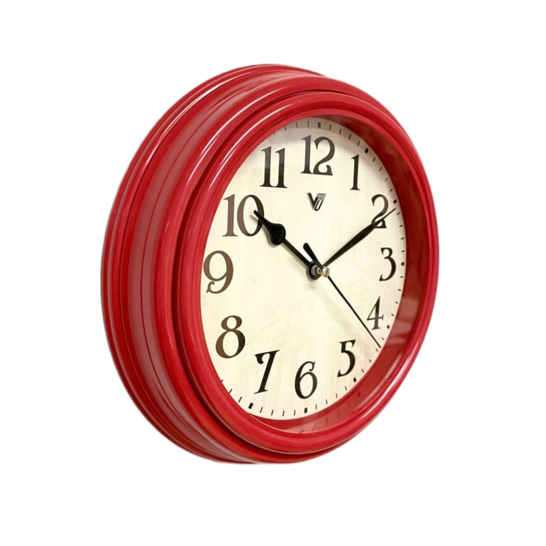 Stylish Ripple Frame Wall Clock 22cms (Available in 3 colors)