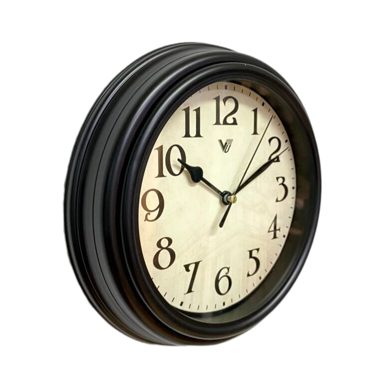 Stylish Ripple Frame Wall Clock 22cms (Available in 3 colors)