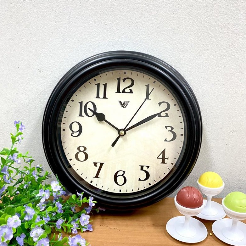 Stylish Ripple Frame Wall Clock 22cms (Available in 3 colors)