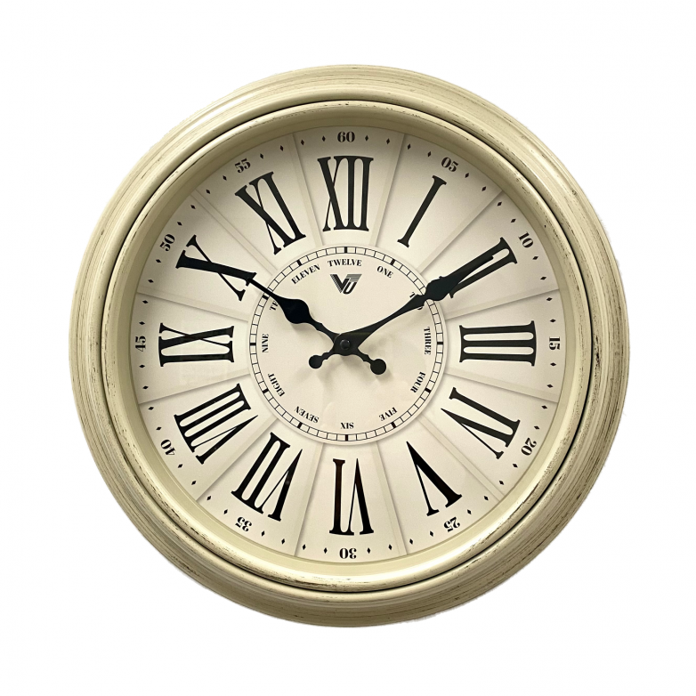 Stylish Roman Numeral Wall Clock 40cms (Available in 2 colors)