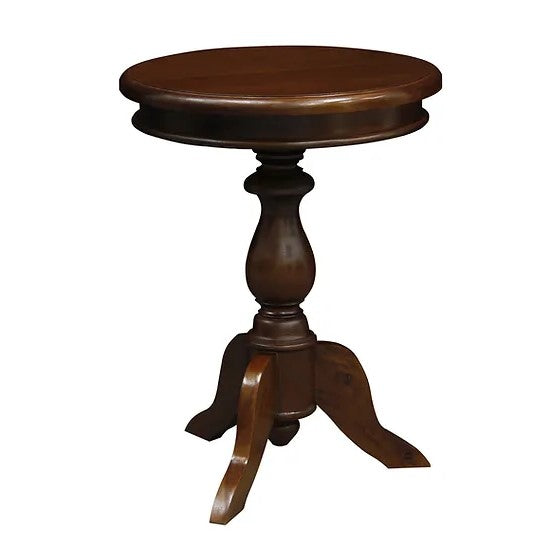 Stylish Utility Round Wine Table - Brown