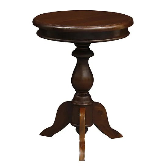 Stylish Utility Round Wine Table - Brown