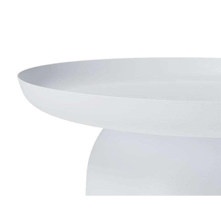 Stylish White Lounge Large Coffee Table 75cms