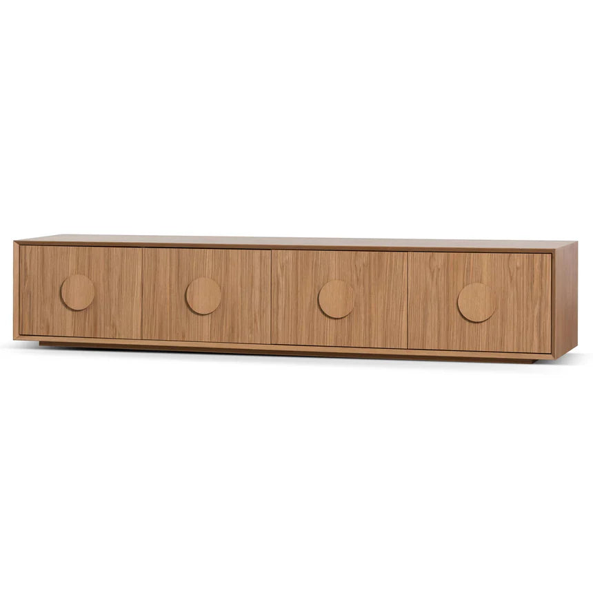 Stylish Wooden Entertainment TV Unit - Natural