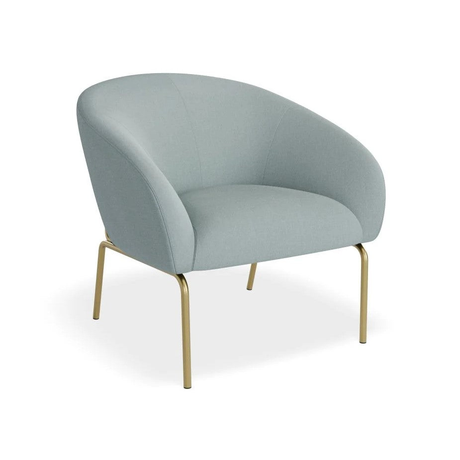 Stylish Zen Sky Blue Single Seater Sofa (Available in 2 Frame Colors)