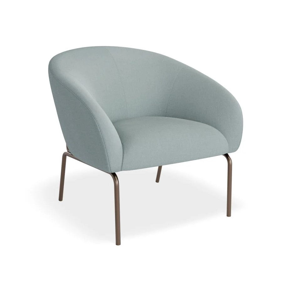 Stylish Zen Sky Blue Single Seater Sofa (Available in 2 Frame Colors)