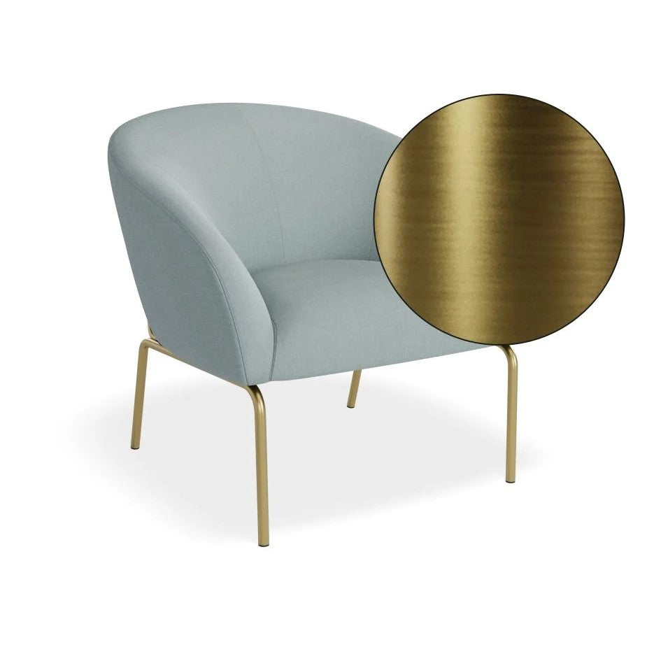Stylish Zen Sky Blue Single Seater Sofa (Available in 2 Frame Colors)
