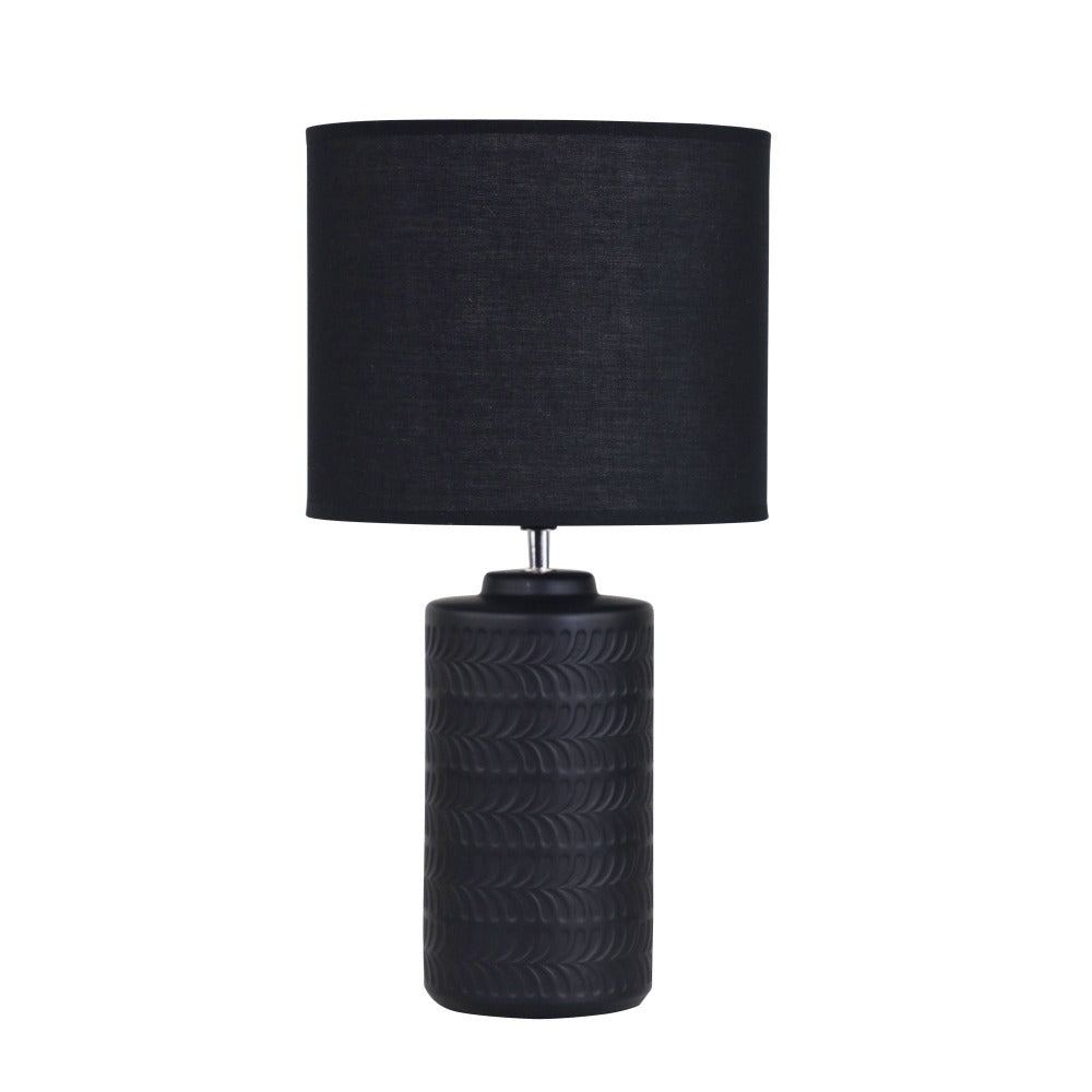 Stylish Black Ceramic Table Lamp (Available in 6 Colors)